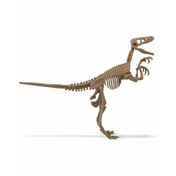 Discovery Mindblown Slime Tar Pit Tube Velociraptor Dino 3D Skeleton Puzzle - Picture 8 of 8